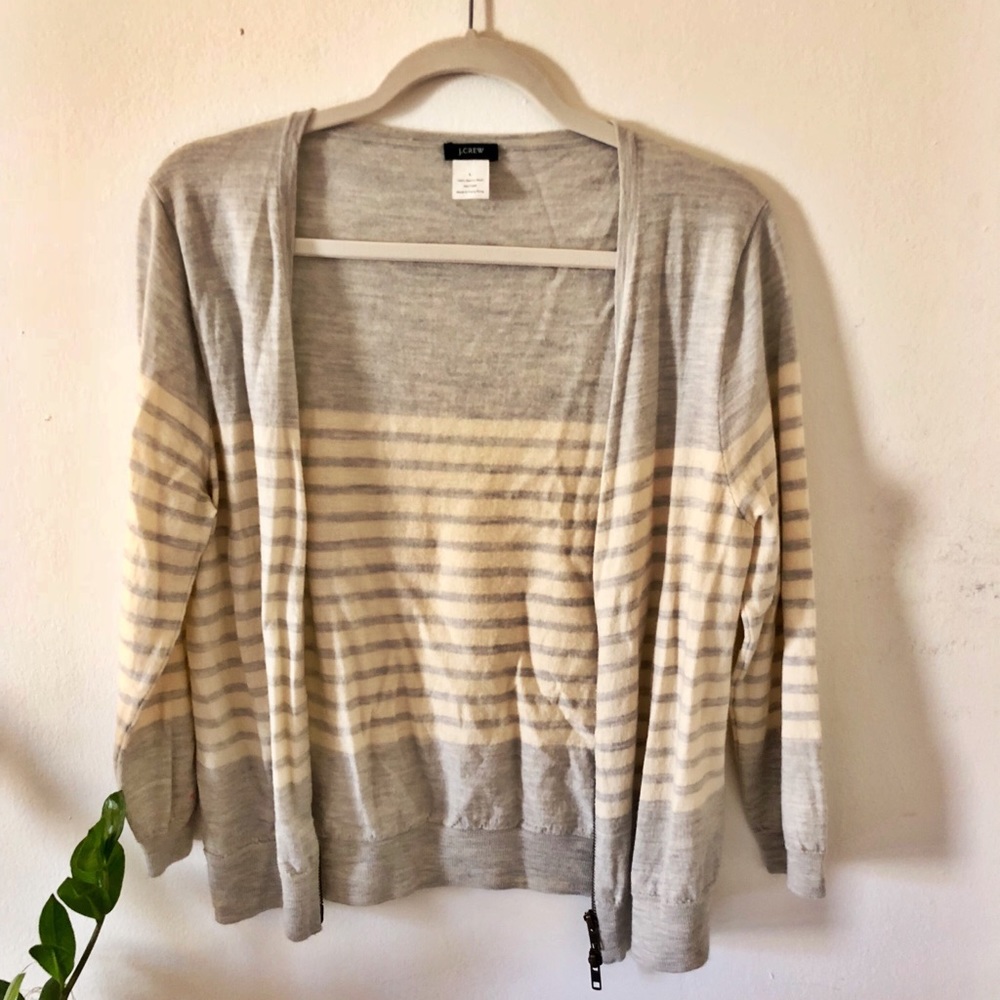 J.Crew Merino Wool Striped Sweater!